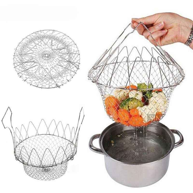 Chef Basket - For Cooking Pasta/Deep Frying/Steaming and Much More - Watch the Video!